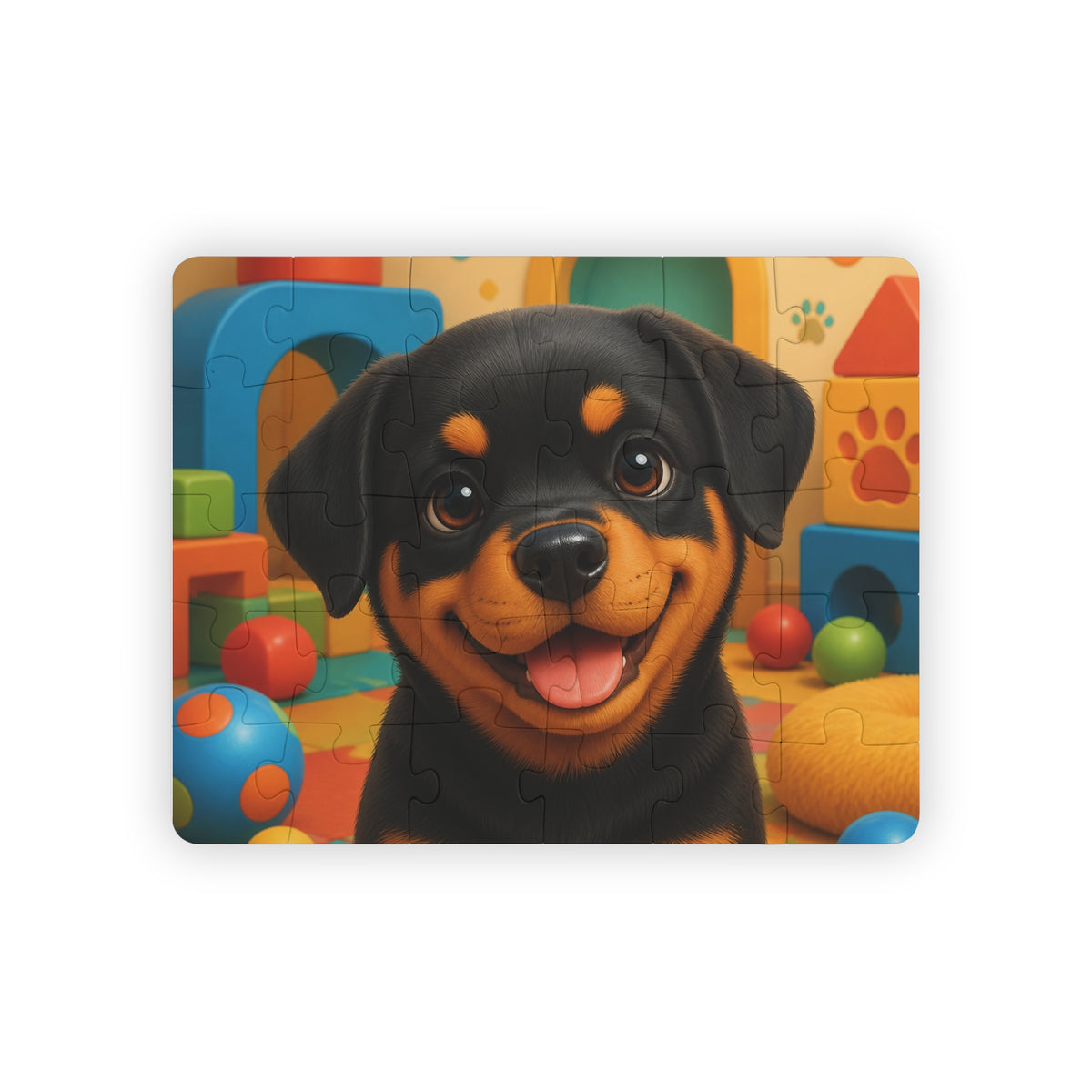 Rottweiler Puppy Kids’ Puzzle – 30 Pieces