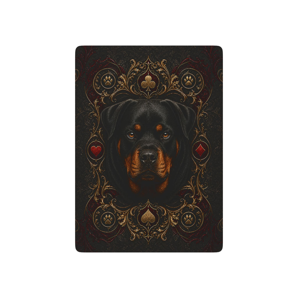 Royal Rottweiler Playing Cards – 54-Card Poker Deck