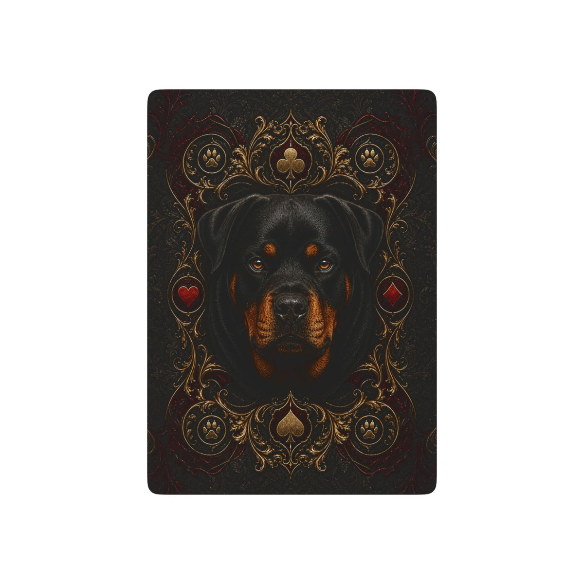 Royal Rottweiler Playing Cards – 54-Card Poker Deck