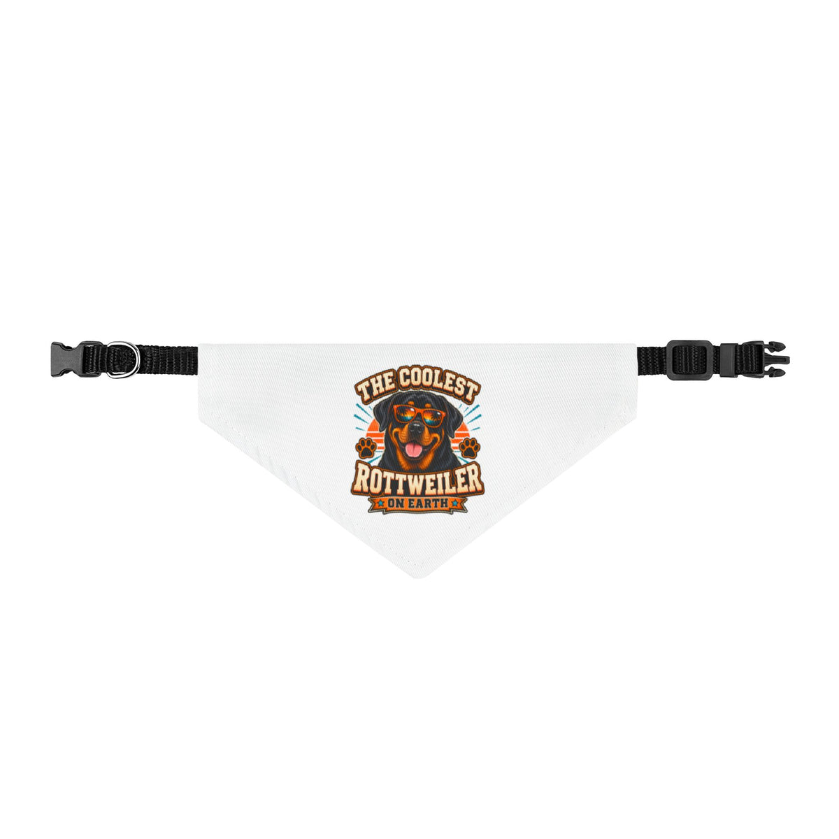 Rottweiler Dog Bandana – The Coolest Rottie on Earth