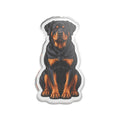 Seated Rottweiler Acrylic Desk Statue – 5 in