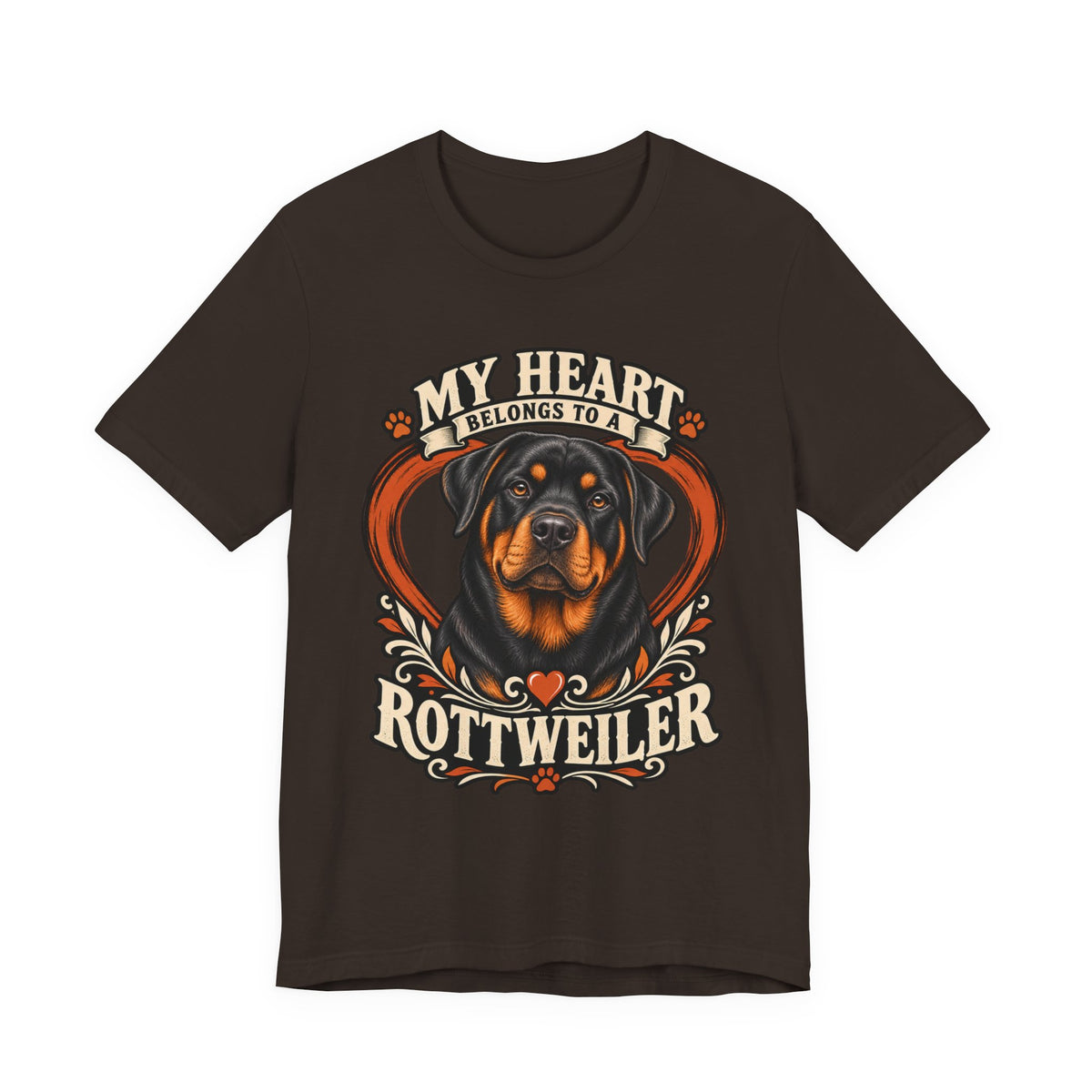 My Heart Belongs to a Rottweiler Unisex T-Shirt
