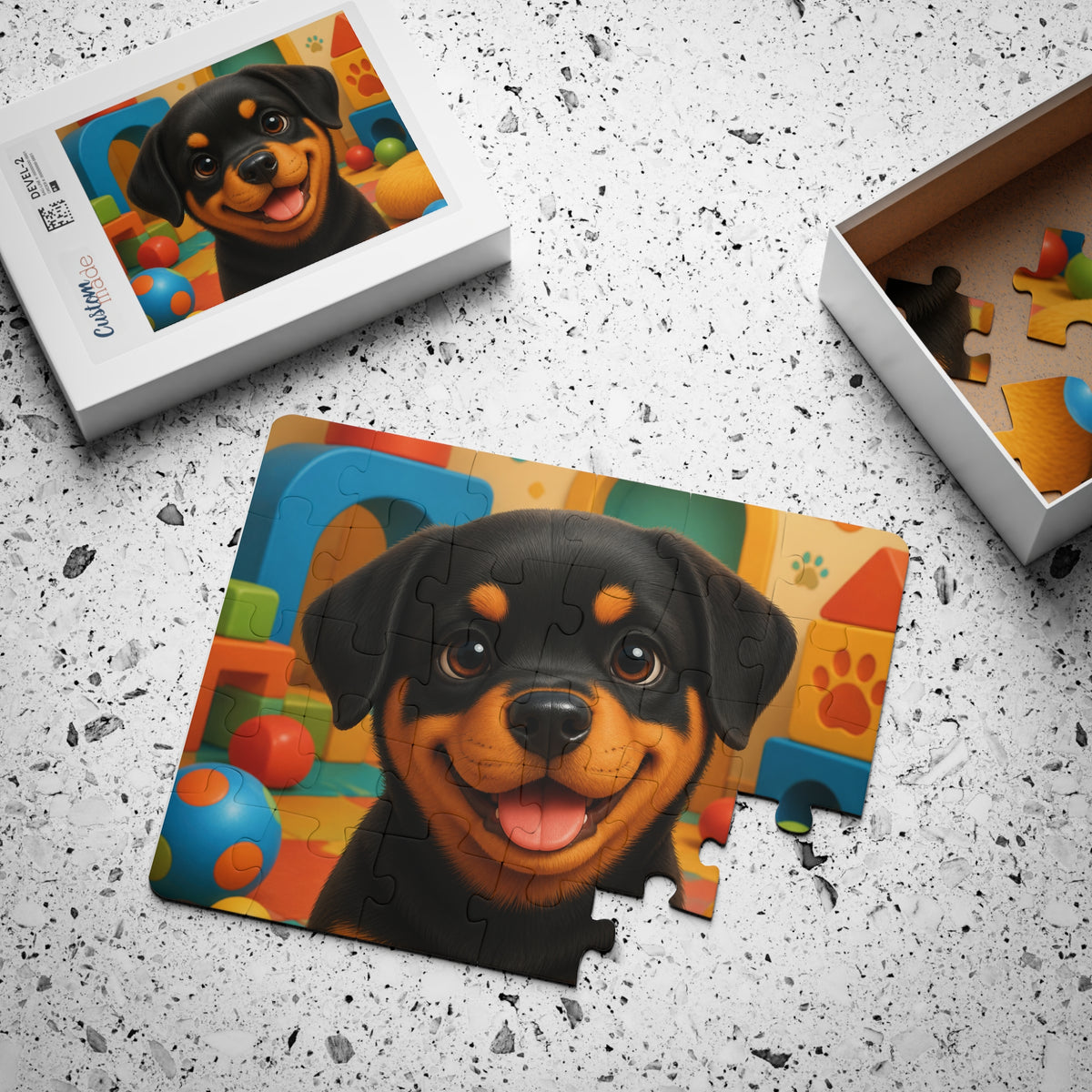 Rottweiler Puppy Kids’ Puzzle – 30 Pieces