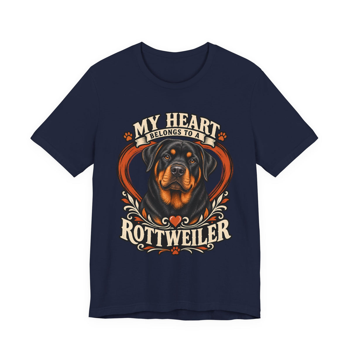 My Heart Belongs to a Rottweiler Unisex T-Shirt