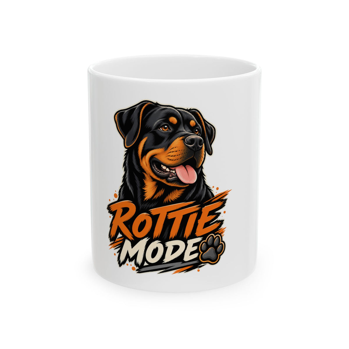 Rottweiler Life Ceramic Mug – 11 oz & 15 oz