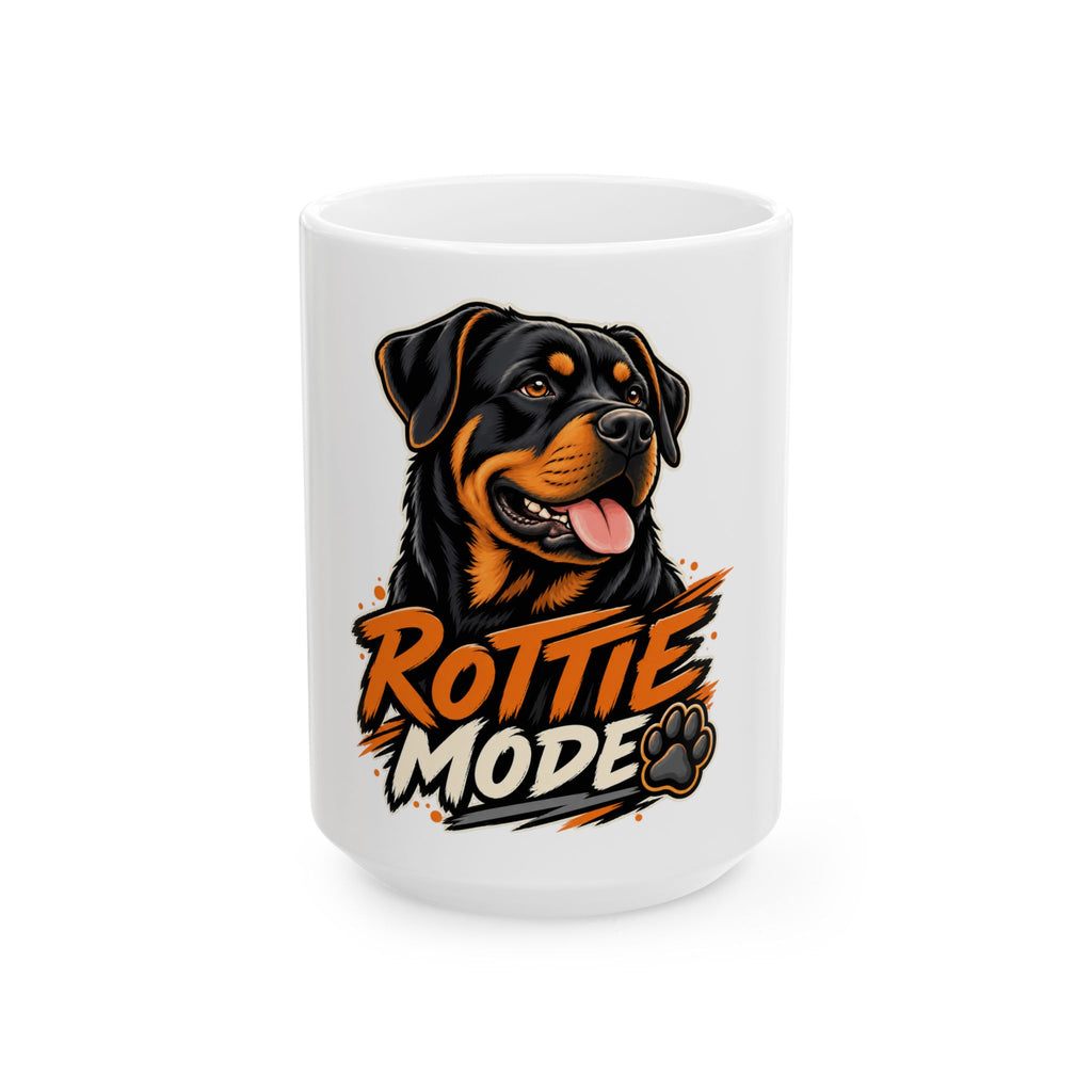 Rottweiler Life Ceramic Mug – 11 oz & 15 oz