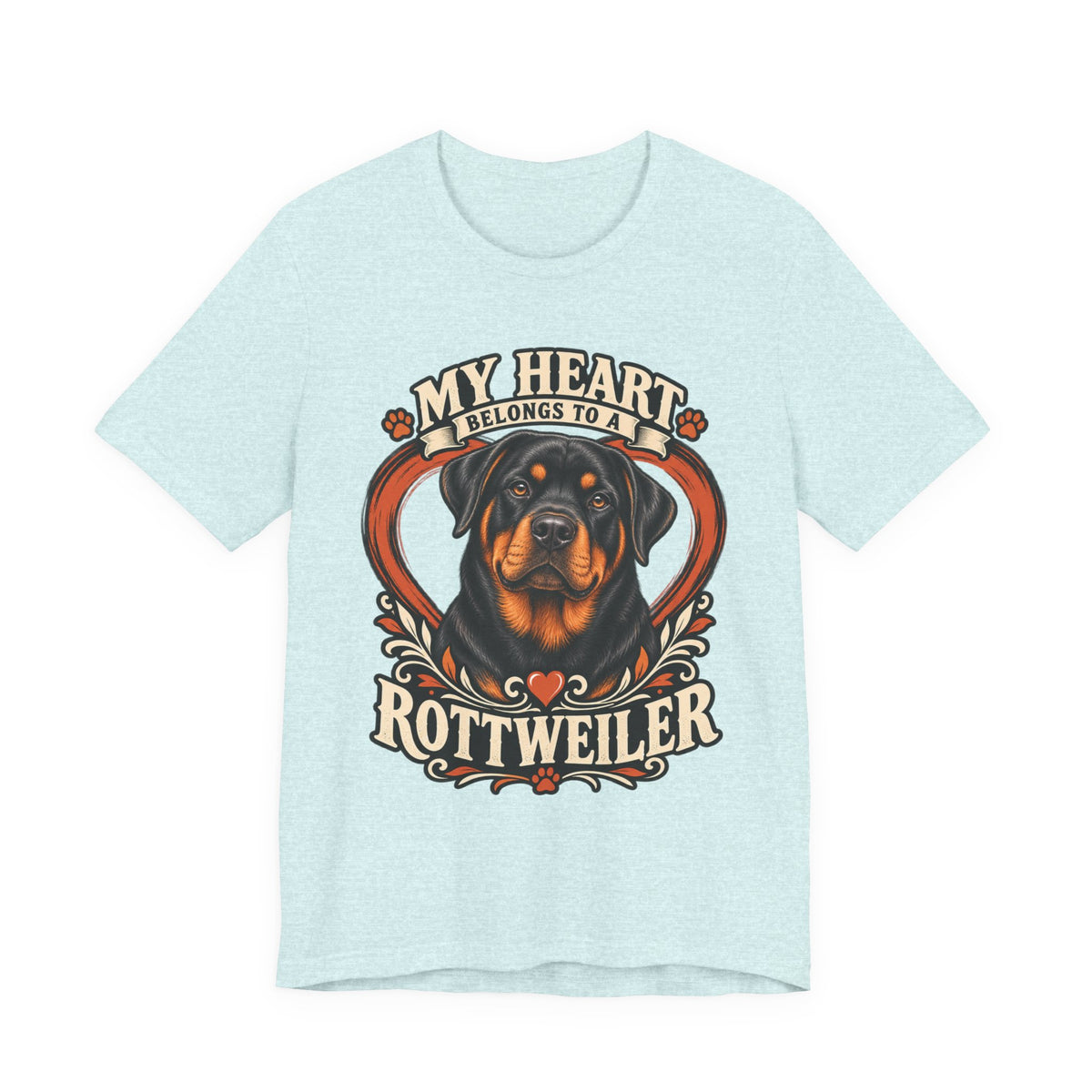 My Heart Belongs to a Rottweiler Unisex T-Shirt