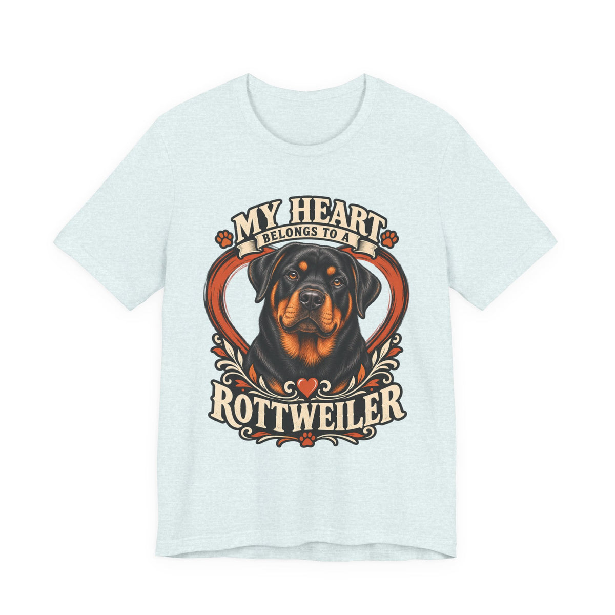 My Heart Belongs to a Rottweiler Unisex T-Shirt