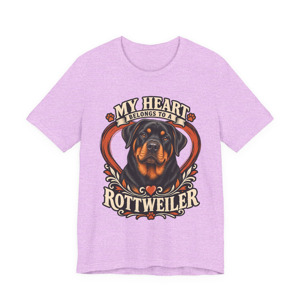 My Heart Belongs to a Rottweiler Unisex T-Shirt