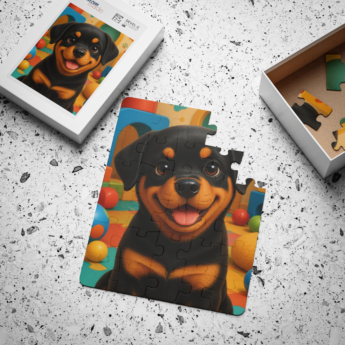 Rottweiler Puppy Kids’ Puzzle – 30 Pieces